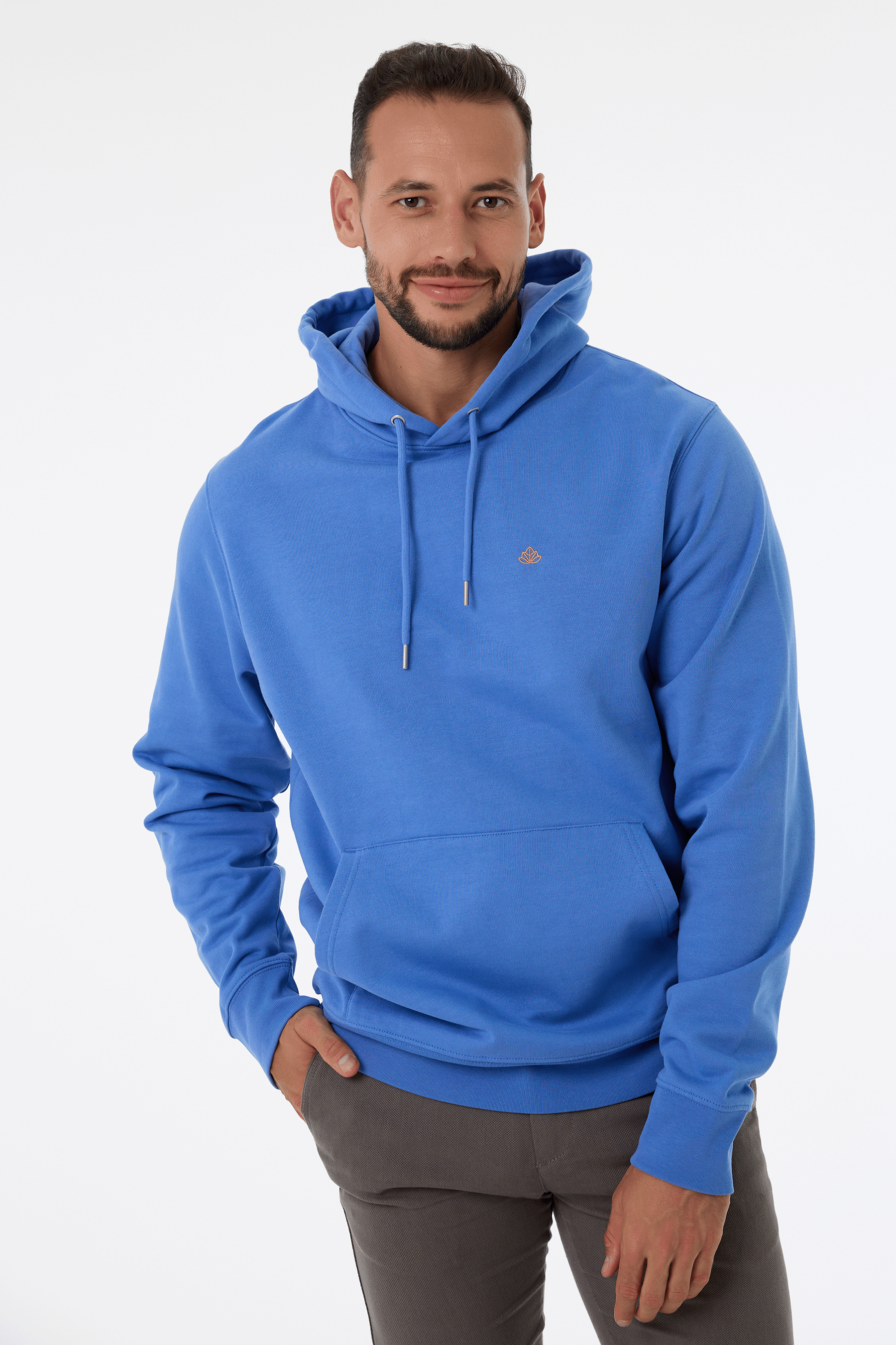 Premium Herren Bio-Baumwoll-Hoodie Hood Premium Basics