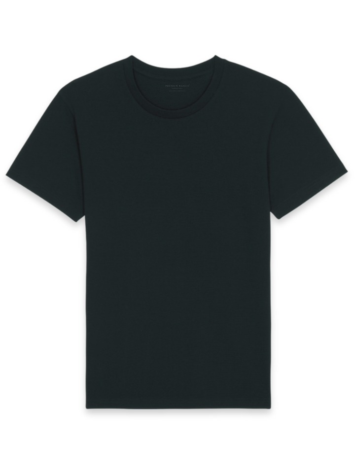 3 paketi - ženska osnovna majica Essential | Črna