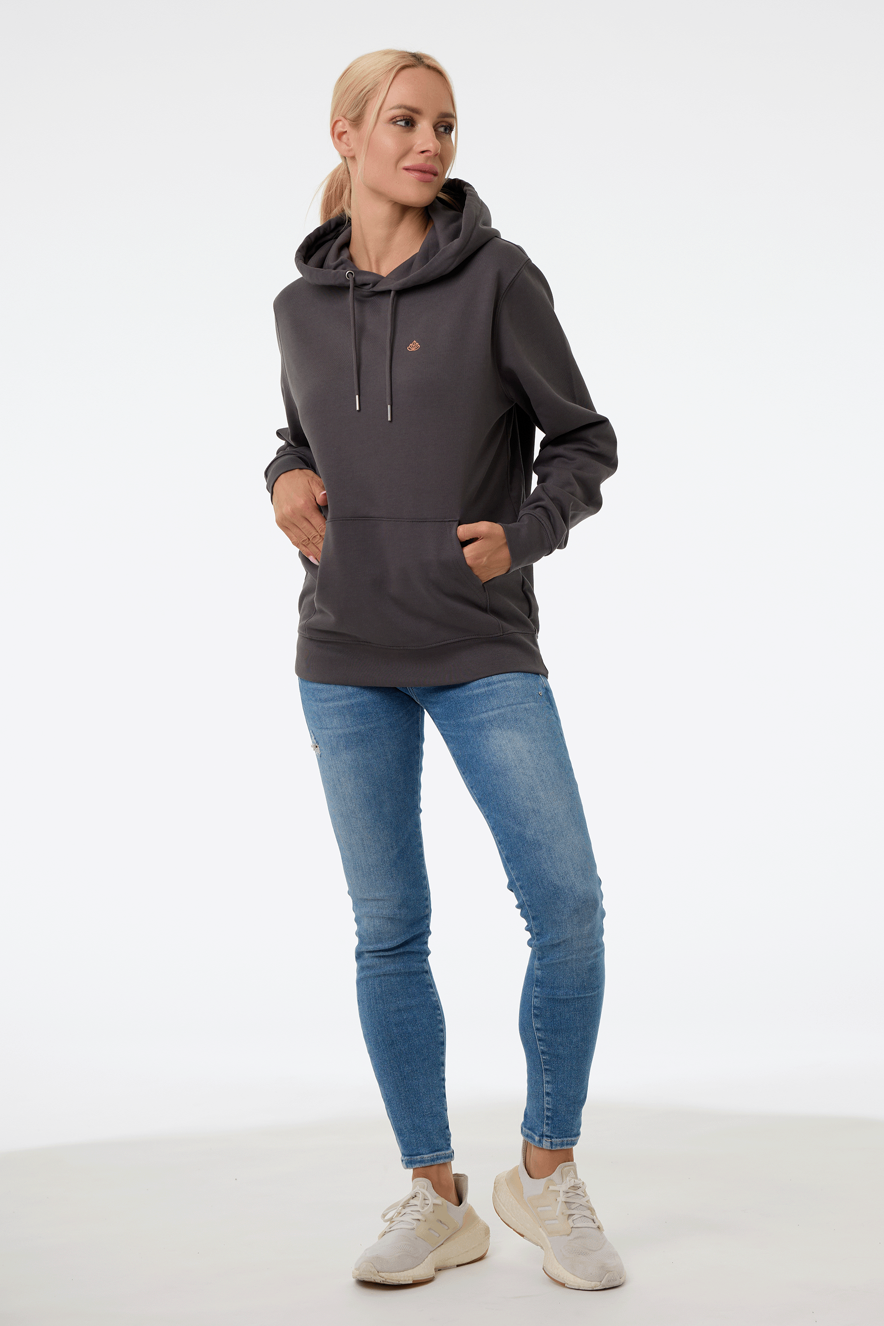 Dámská mikina s kapucí z bio bavlny | Hood - Premium Basics