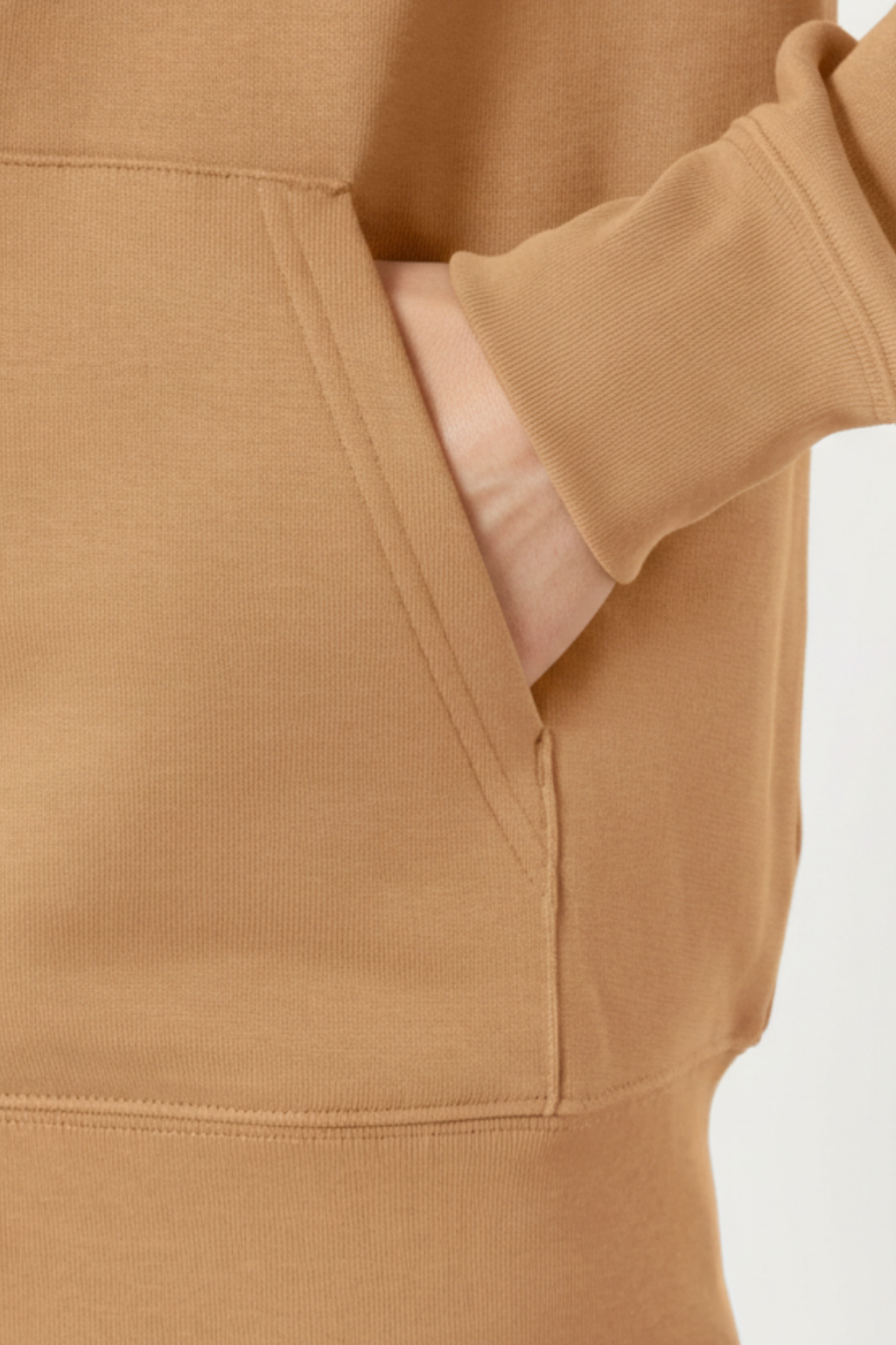 Dámská mikina na zip s kapucí z bio bavlny | Move