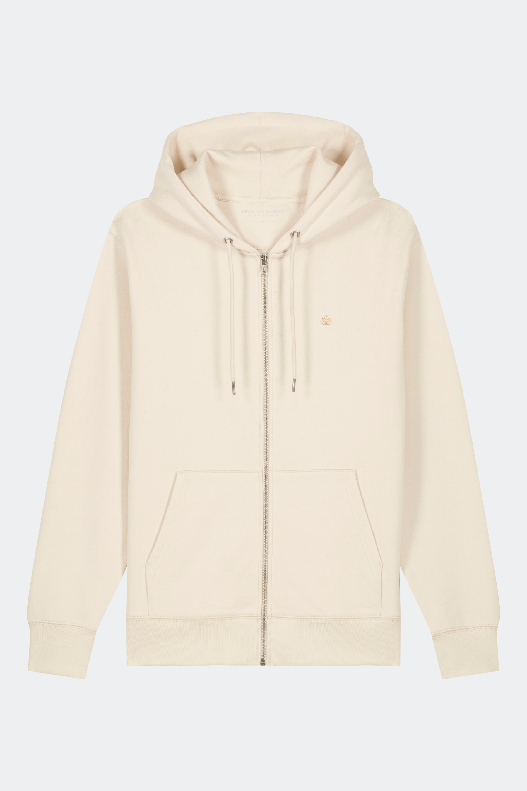 Dámská mikina na zip s kapucí z bio bavlny | Move