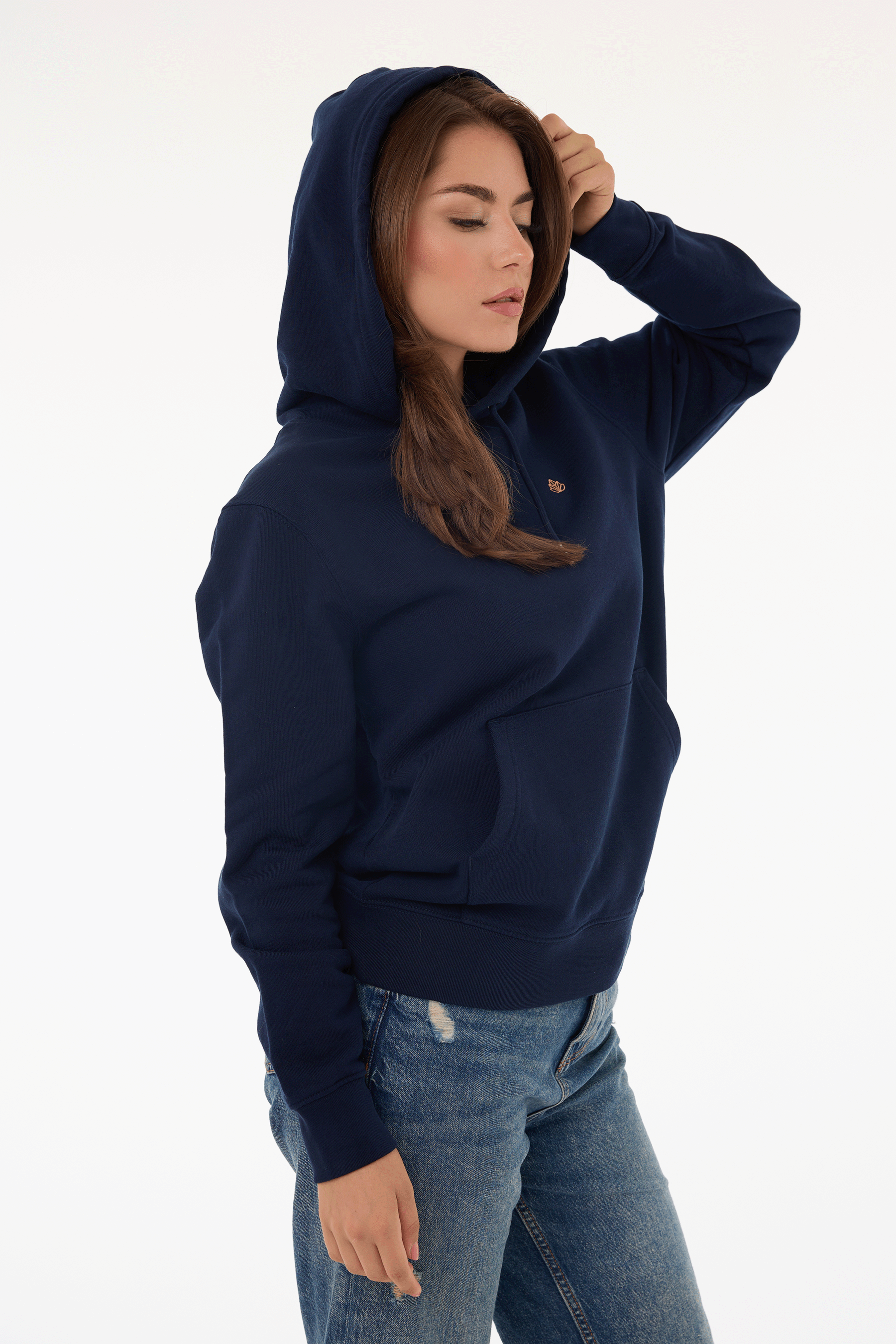 Dámská mikina s kapucí z bio bavlny | Hood - Premium Basics