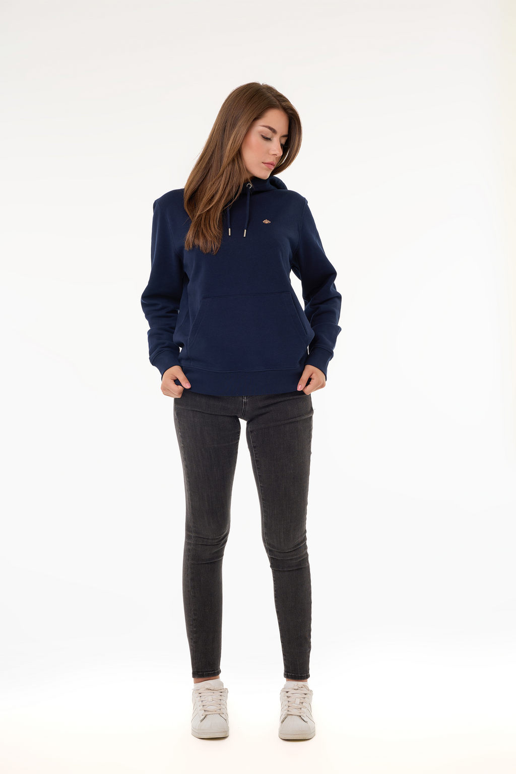 Dámská mikina s kapucí z bio bavlny | Hood - Premium Basics