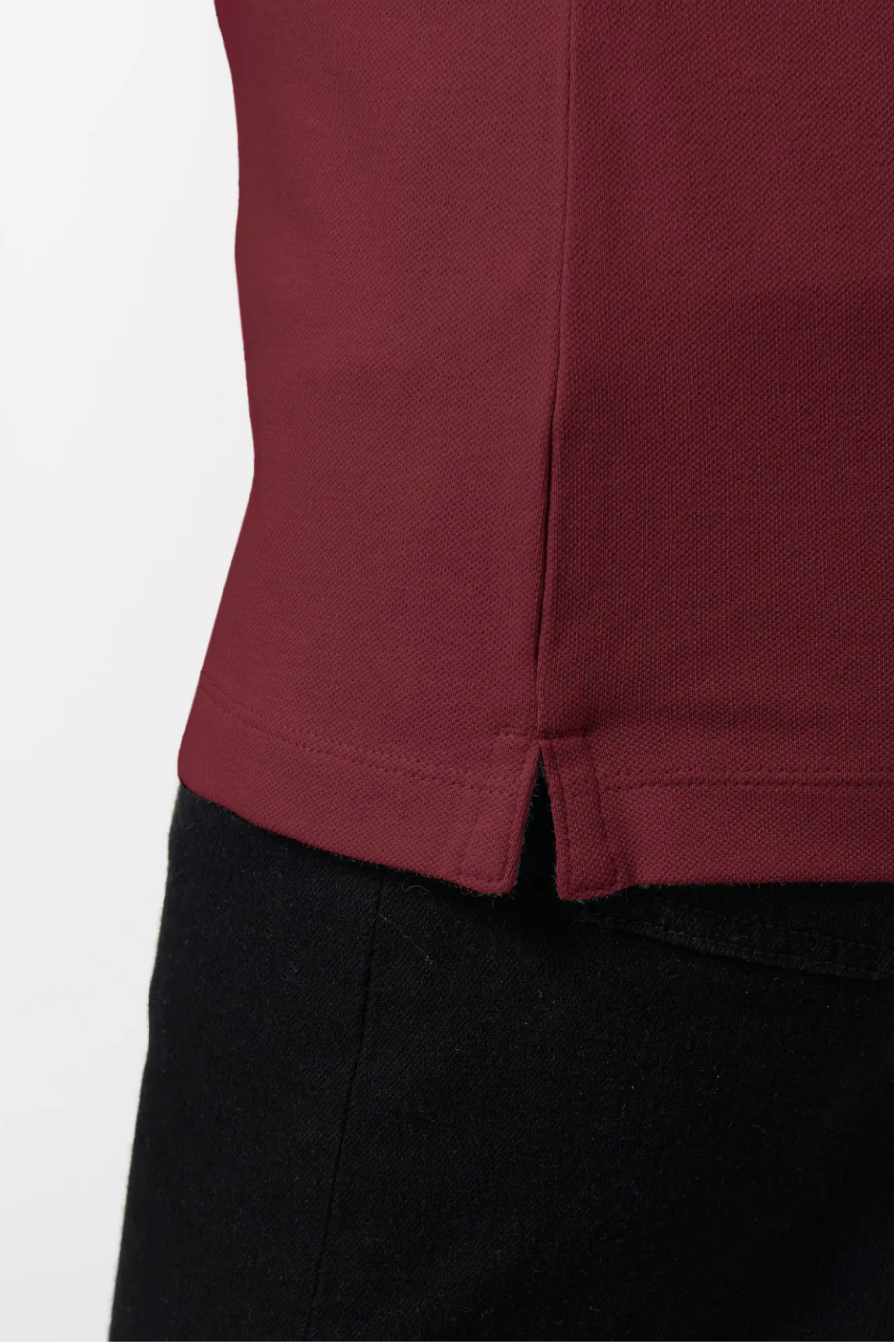 Dámské polo tričko Milano | Burgundské - Premium Basics
