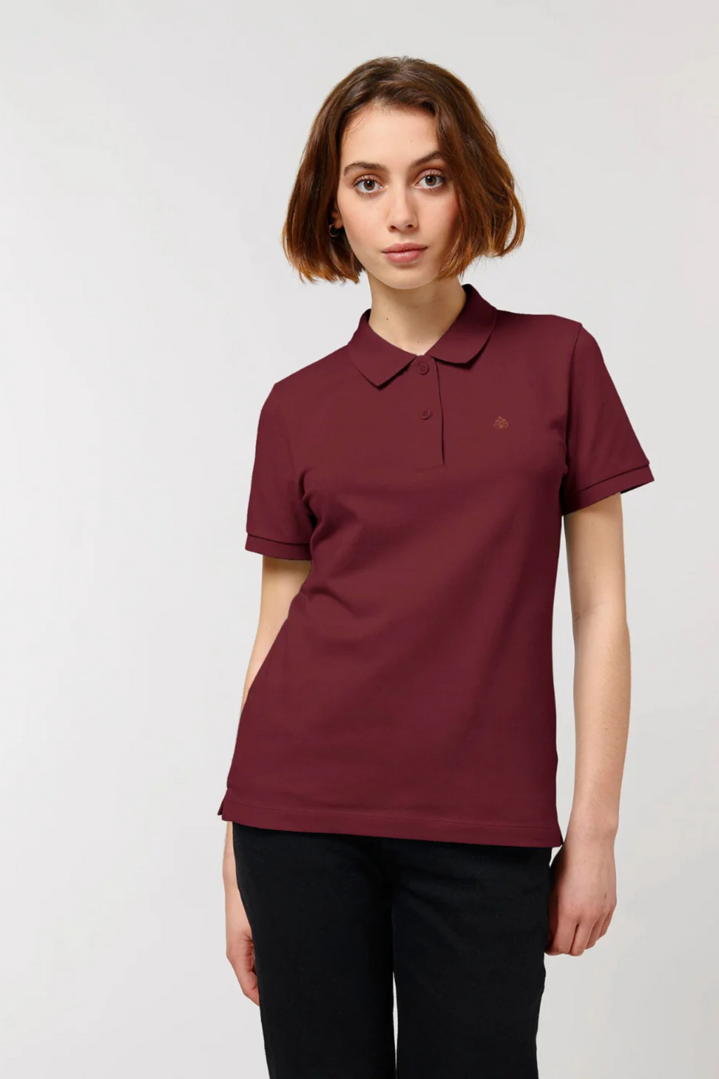 Dámské polo tričko Milano | Burgundské - Premium Basics