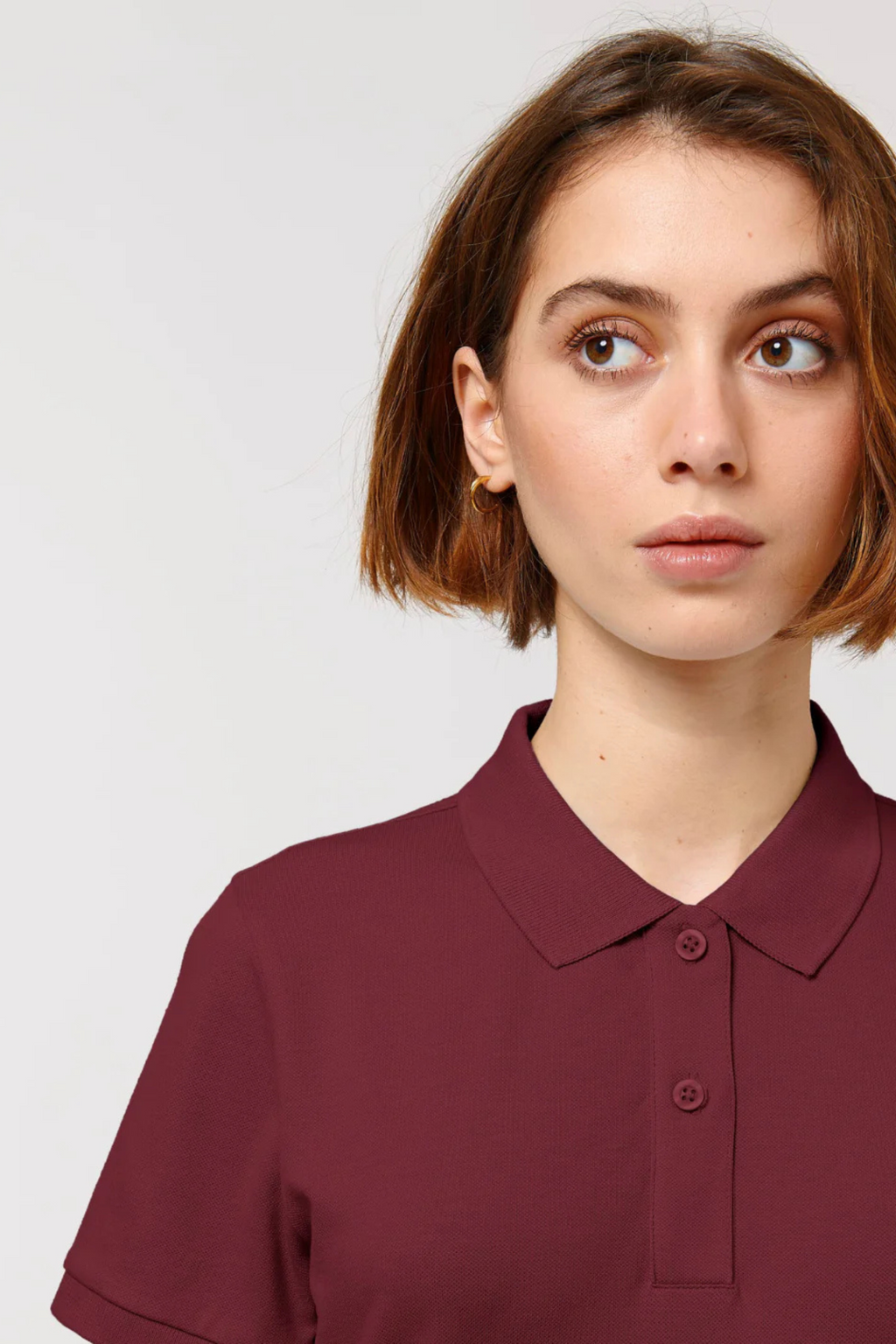 Dámské polo tričko Milano | Burgundské - Premium Basics