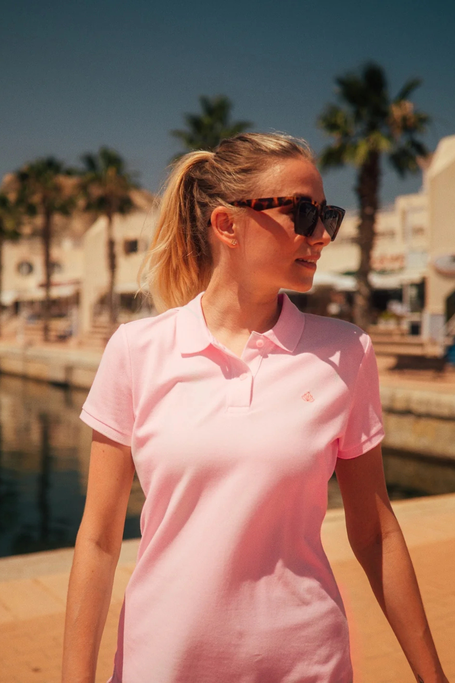 Dámské polo tričko Milano| Růžové - Premium Basics