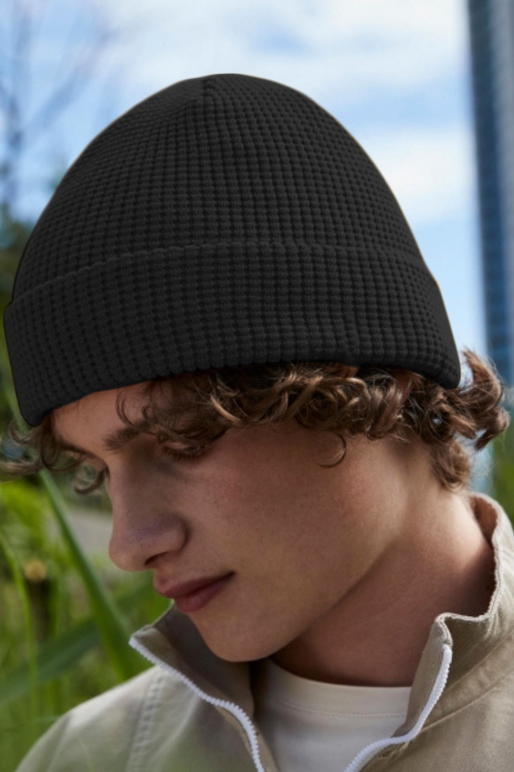 Čepice s vaflovým úpletem | Heat - Premium Basics