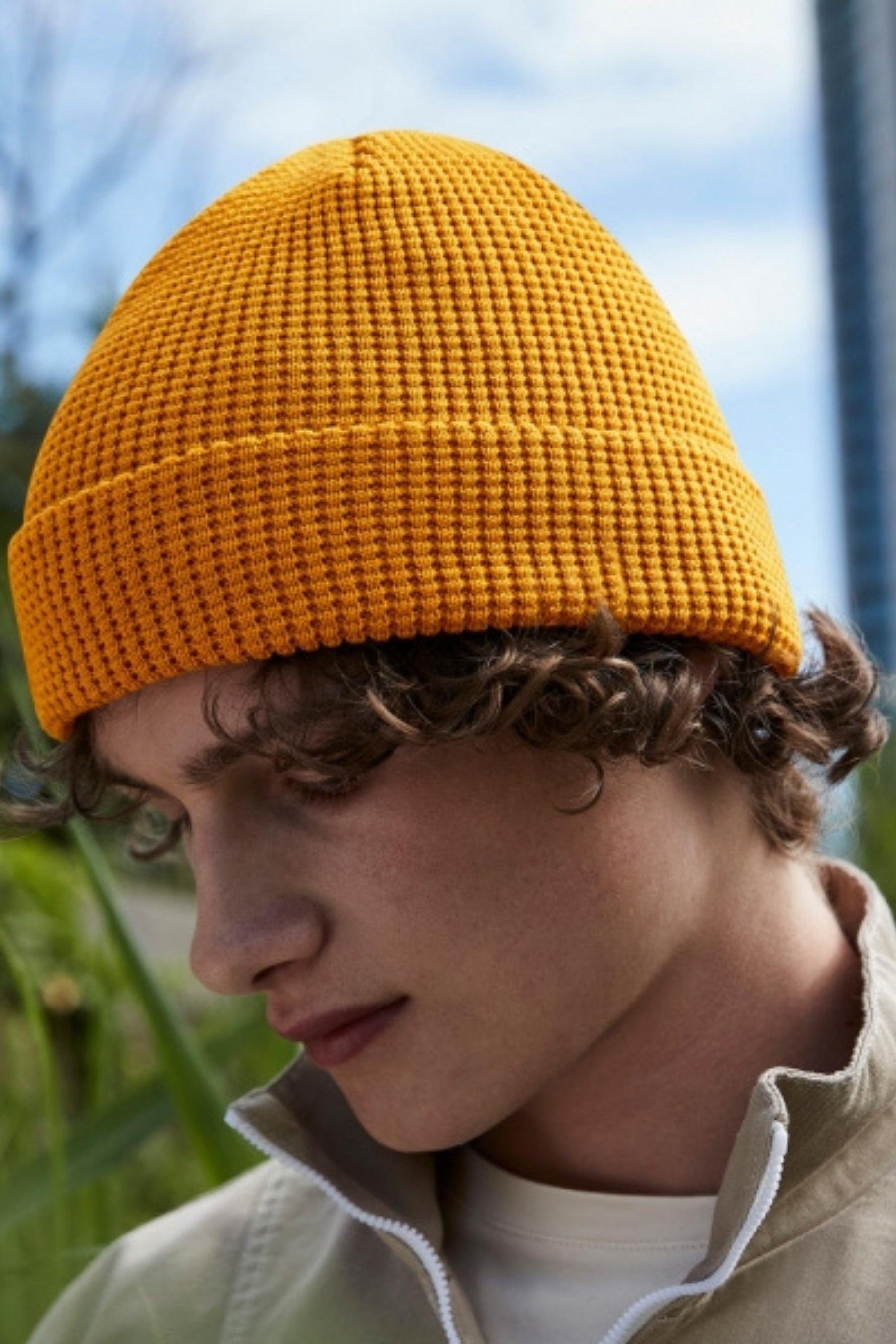 Čepice s vaflovým úpletem | Heat - Premium Basics