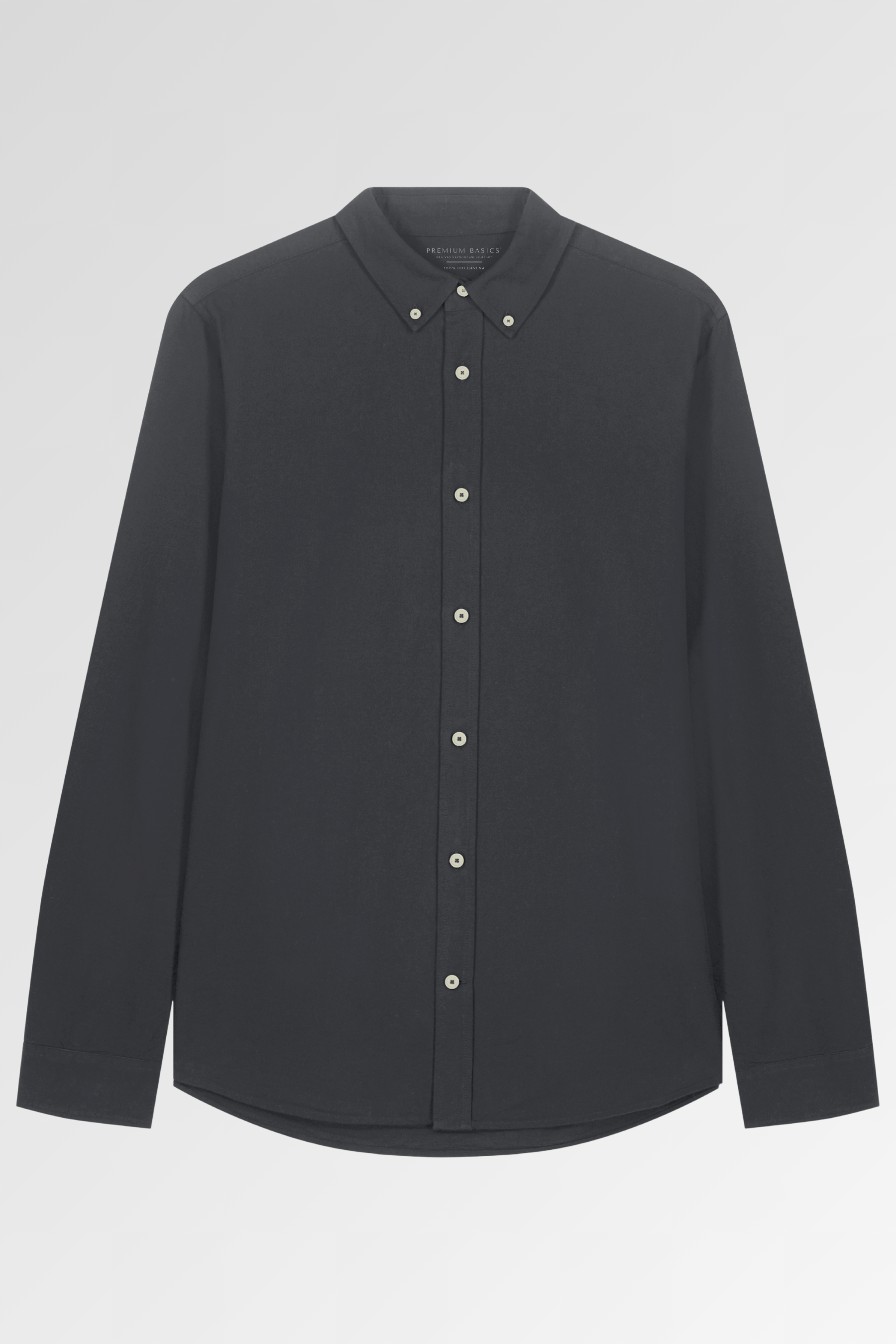 Pánská košile s dlouhým rukávem | Oxford - Premium Basics