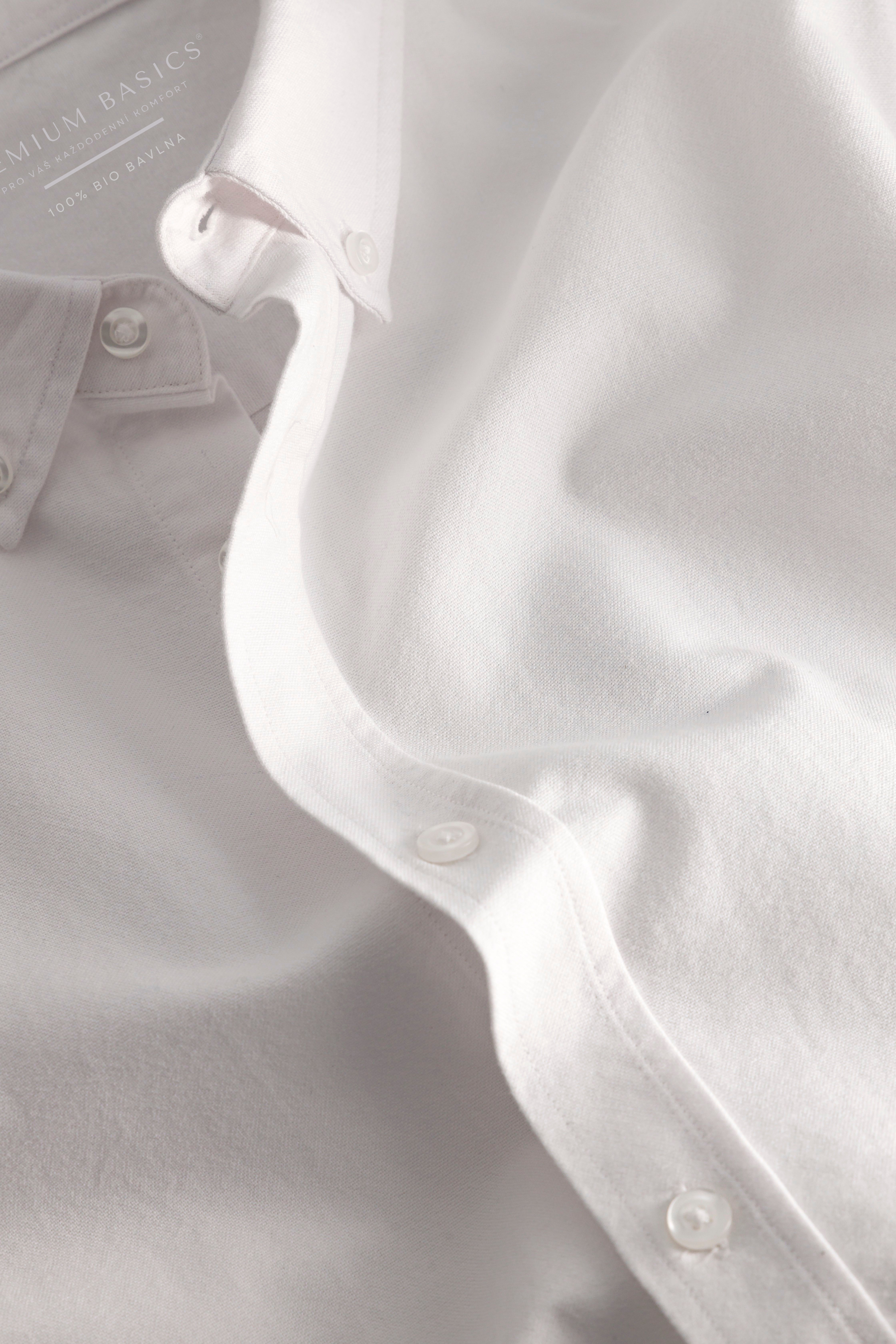 Pánská košile s dlouhým rukávem | Oxford - Premium Basics