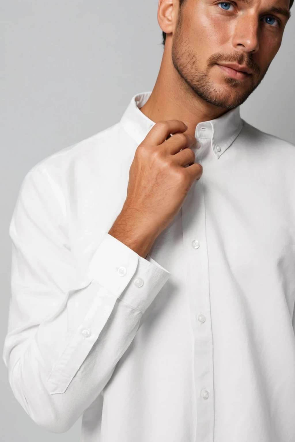 Pánská košile s dlouhým rukávem | Oxford - Premium Basics