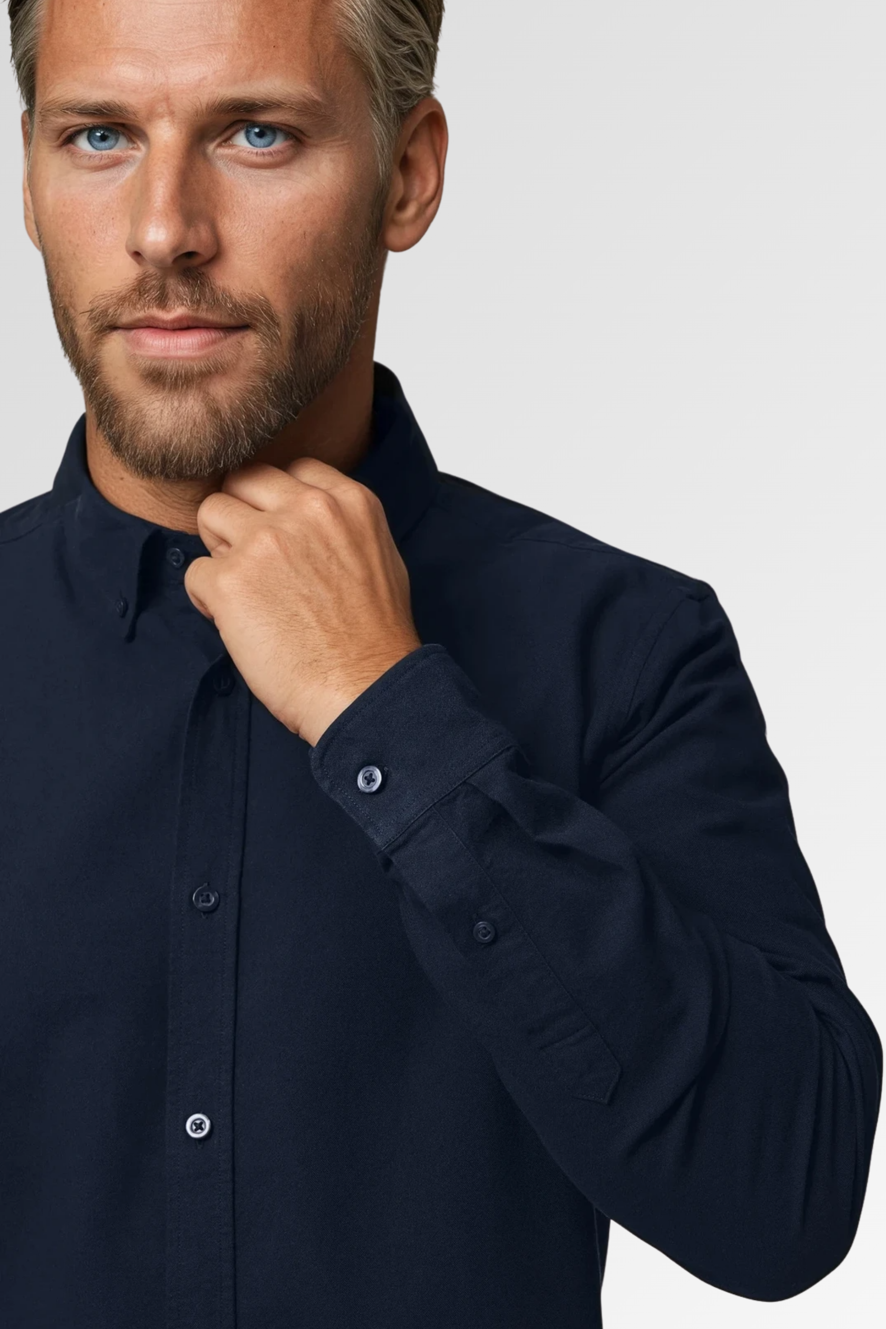 Pánská košile s dlouhým rukávem | Oxford - Premium Basics