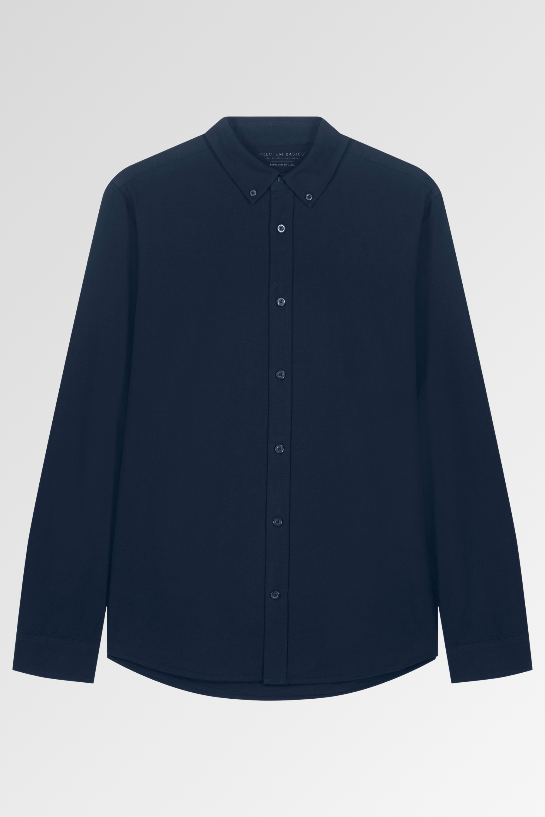 Pánská košile s dlouhým rukávem | Oxford - Premium Basics
