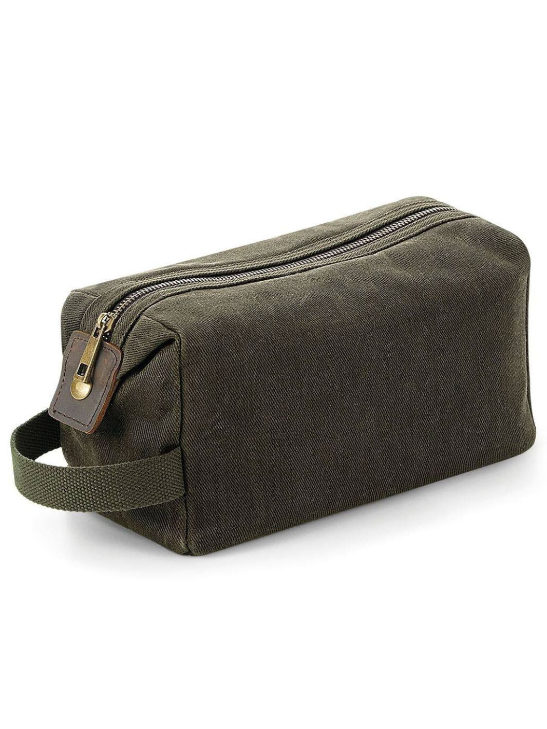 Veliká pánská kosmetická taška - olivová