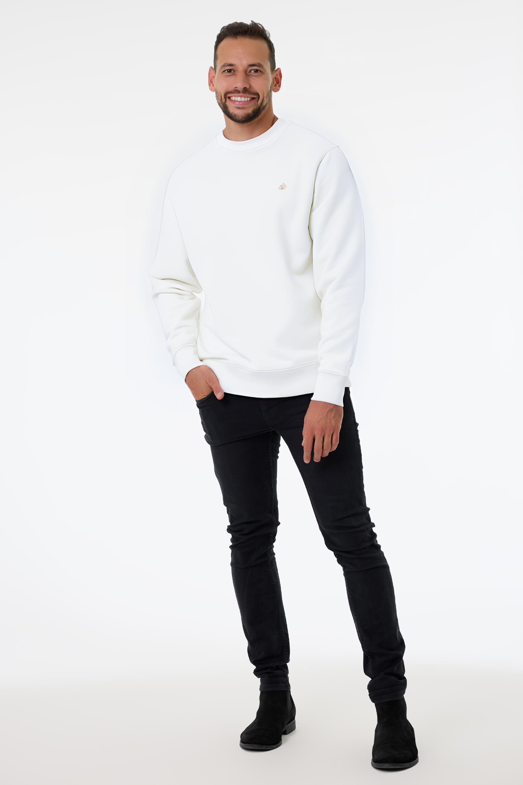 Pánská mikina z bio bavlny | Soft - Premium Basics