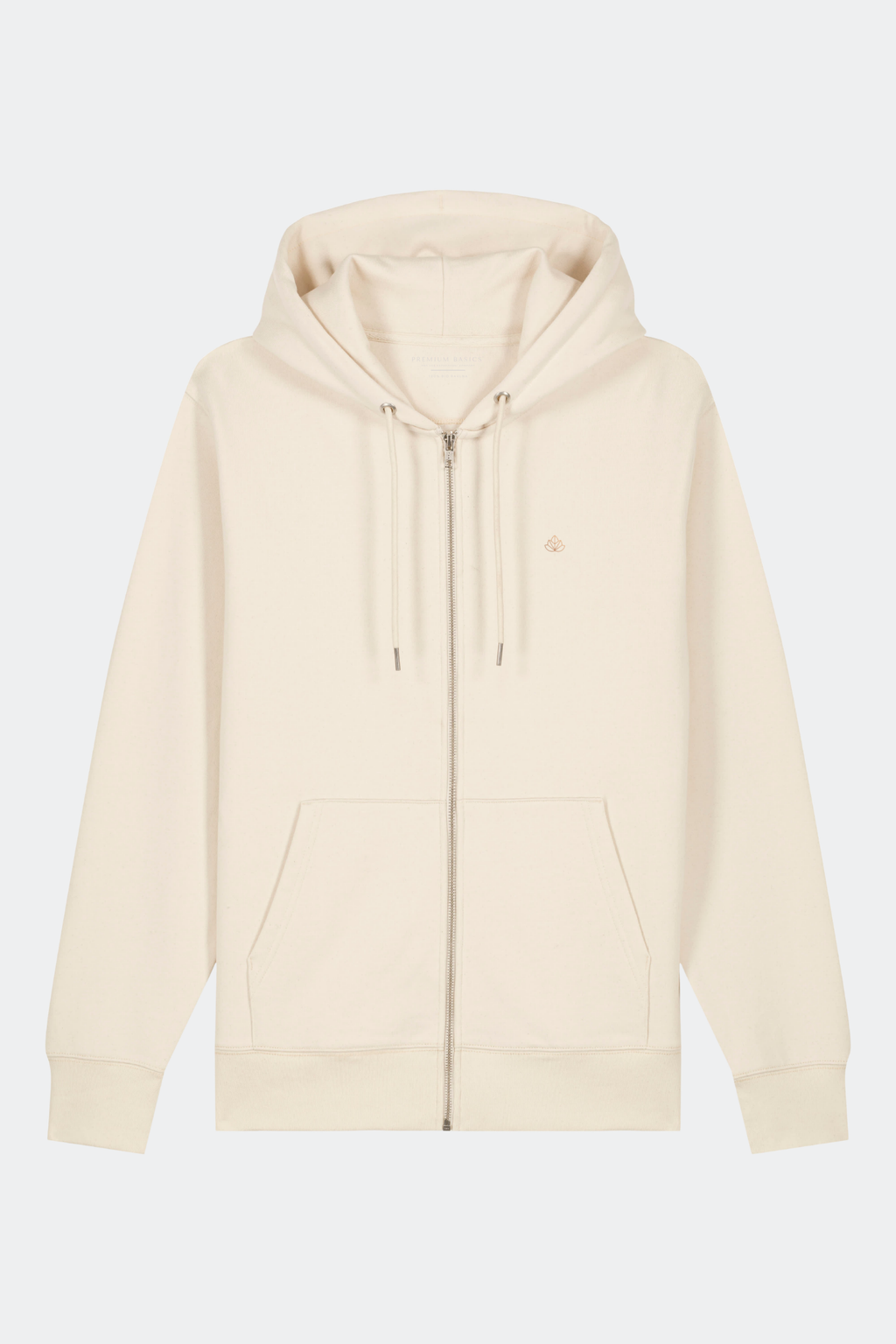 Pánská mikina na zip s kapucí z bio bavlny | Move