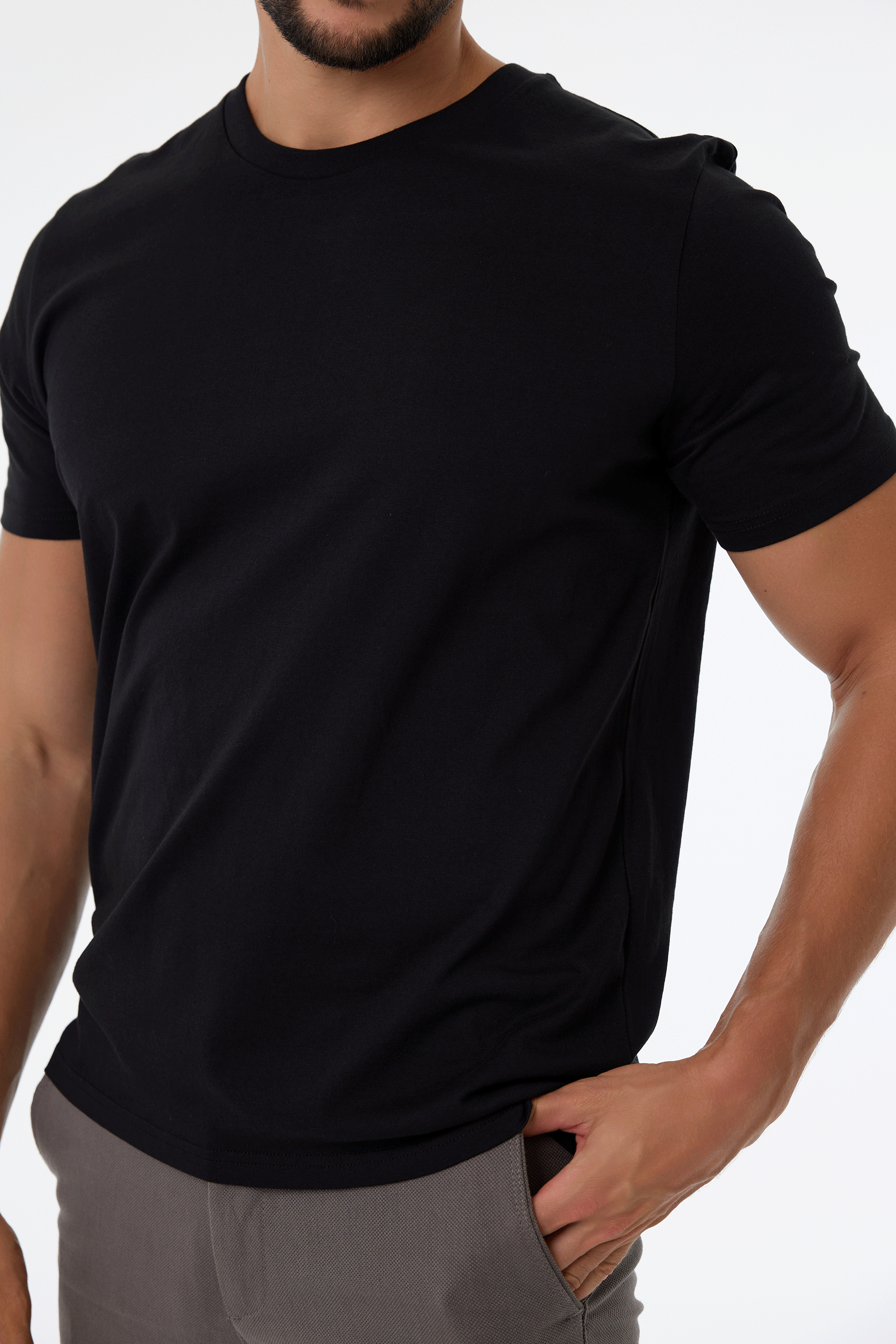 3-pack pánských basic triček | Grand - Premium Basics