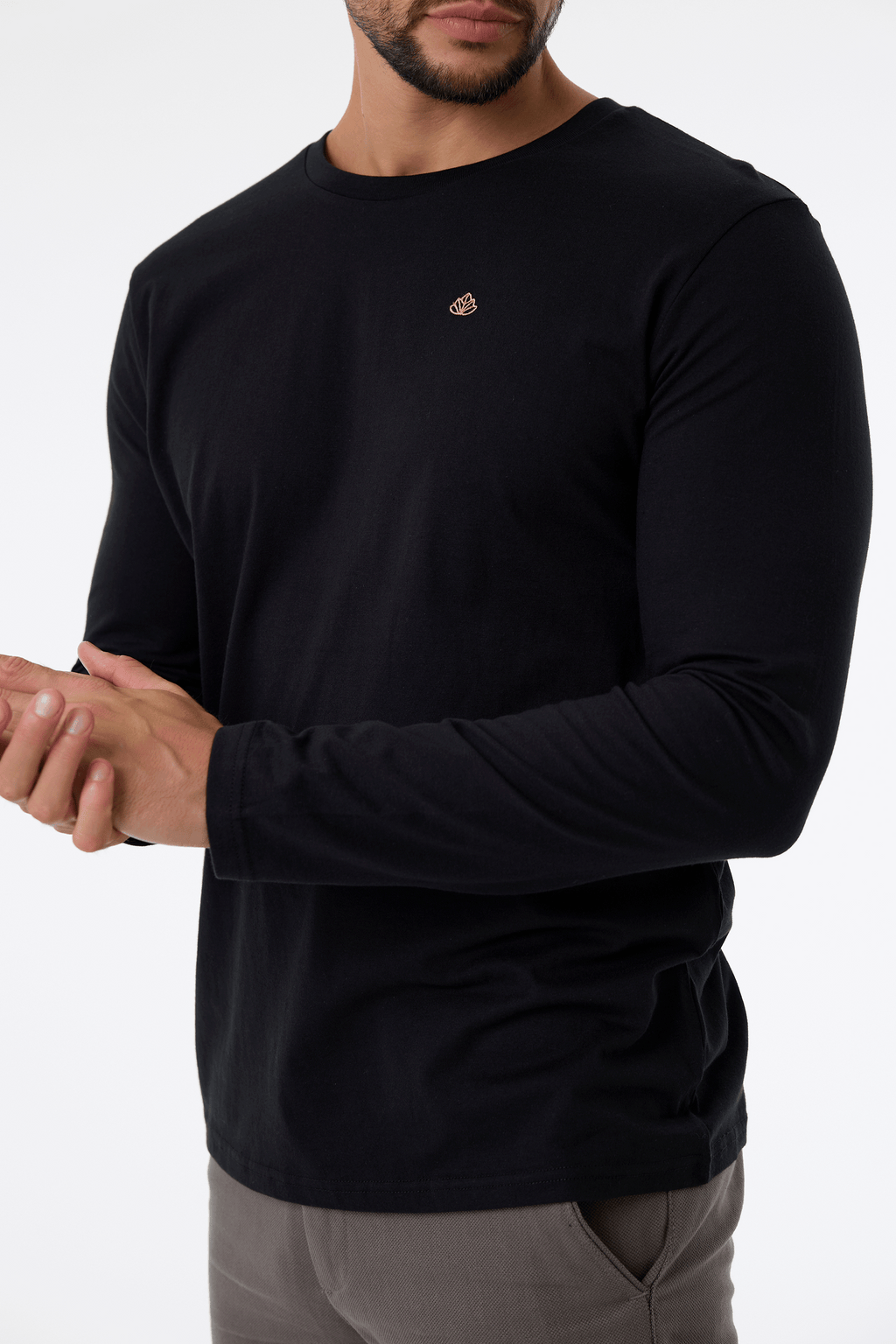 Pánské tričko s dlouhým rukávem | Teide - Premium Basics