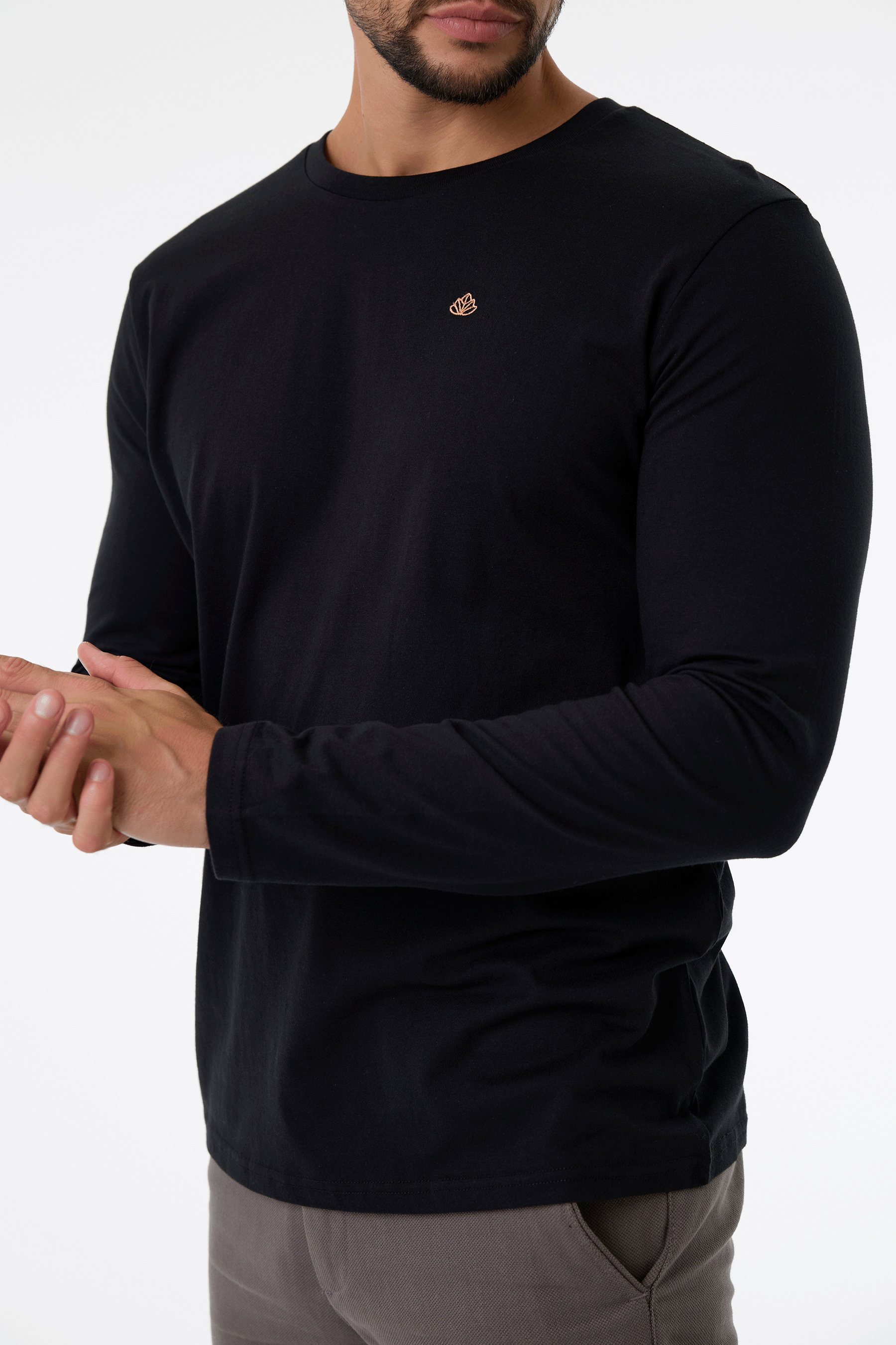 Pánské tričko s dlouhým rukávem | Teide - Premium Basics