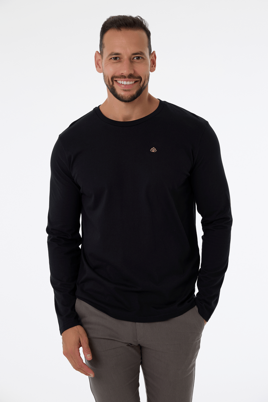 Pánské tričko s dlouhým rukávem | Teide - Premium Basics