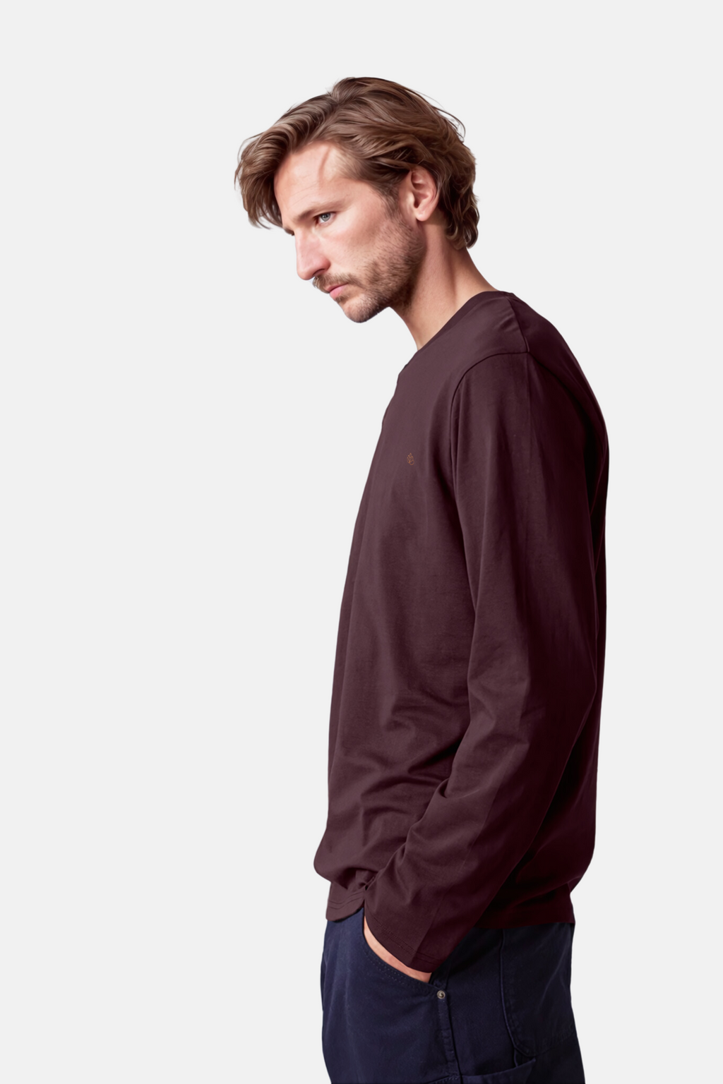 Pánské tričko s dlouhým rukávem | Teide - Premium Basics