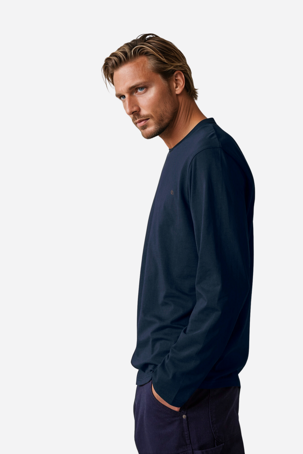 Pánské tričko s dlouhým rukávem | Teide - Premium Basics