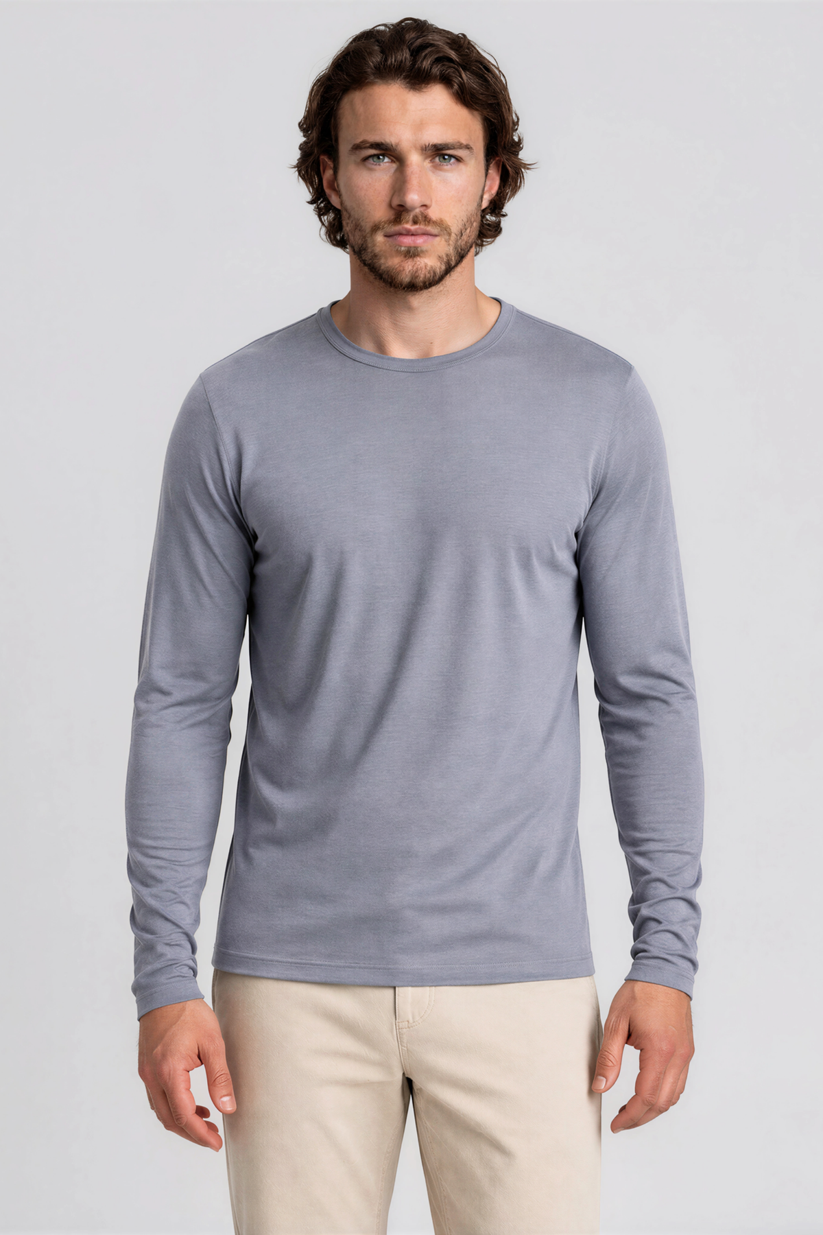 Pánské tričko s dlouhým rukávem z merino vlny | Wool 2.0