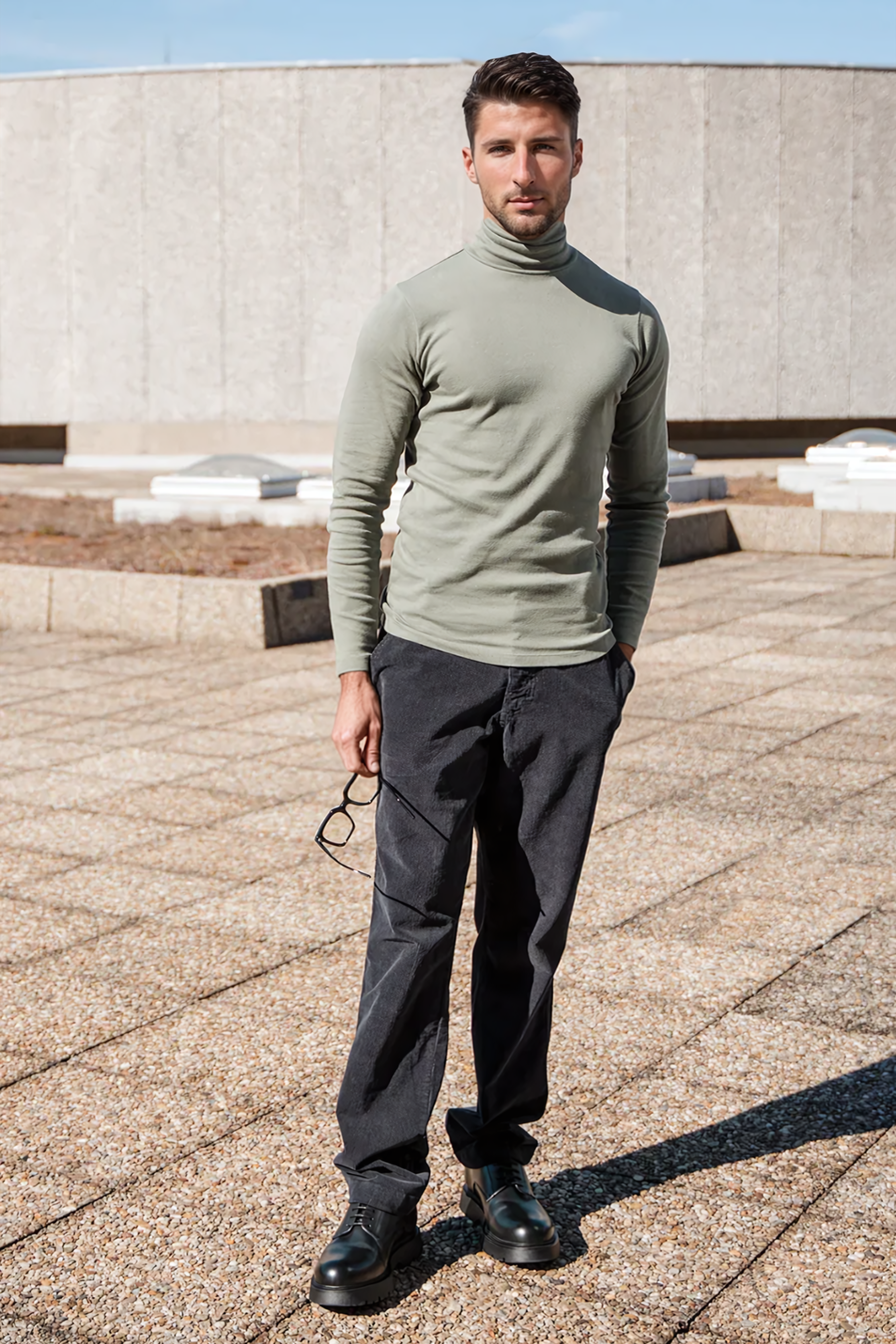 Pánský rolák z bio bavlny | Craft - Premium Basics