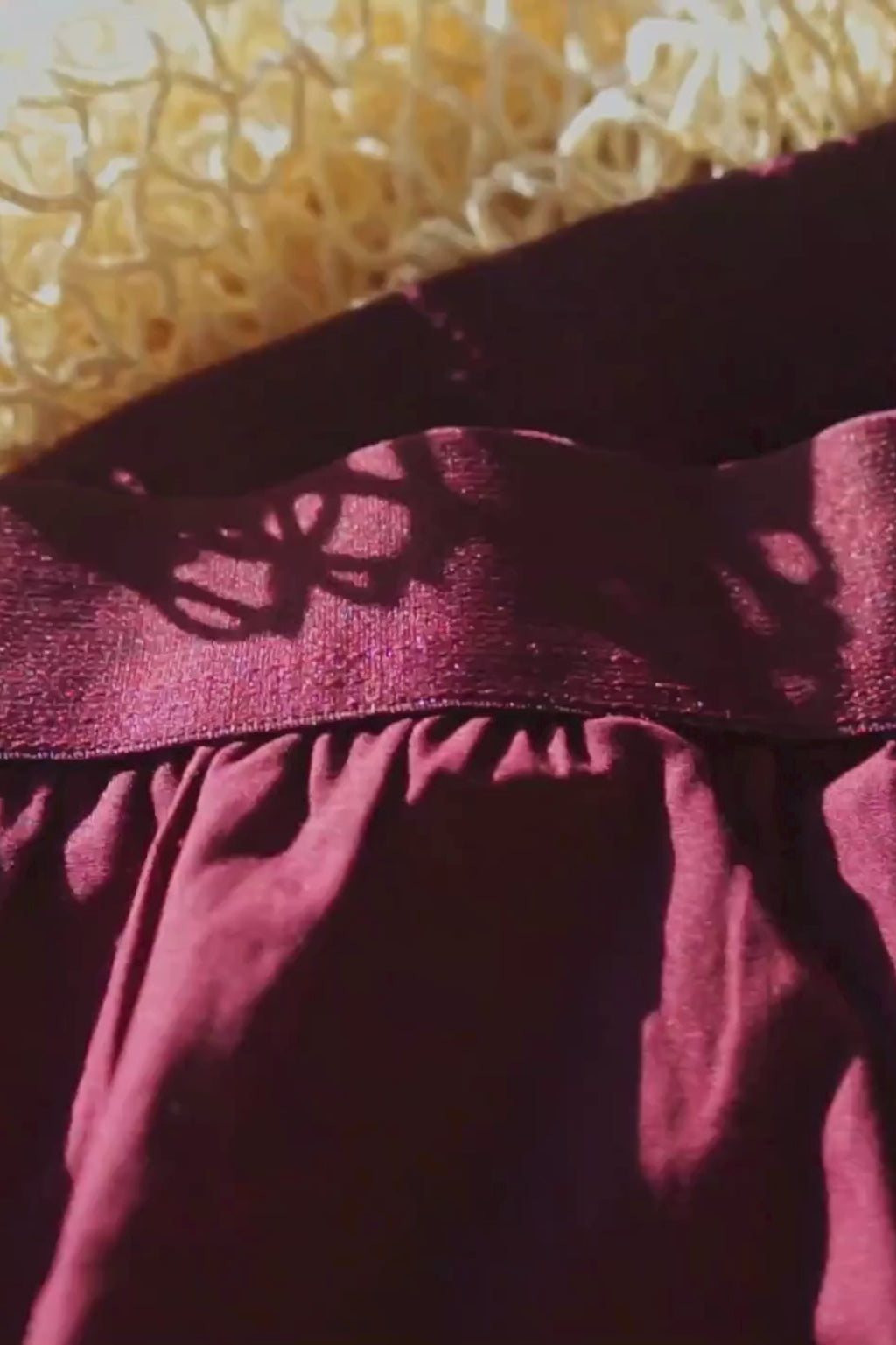 Pánské trenky z bio bavlny A-dam burgundské