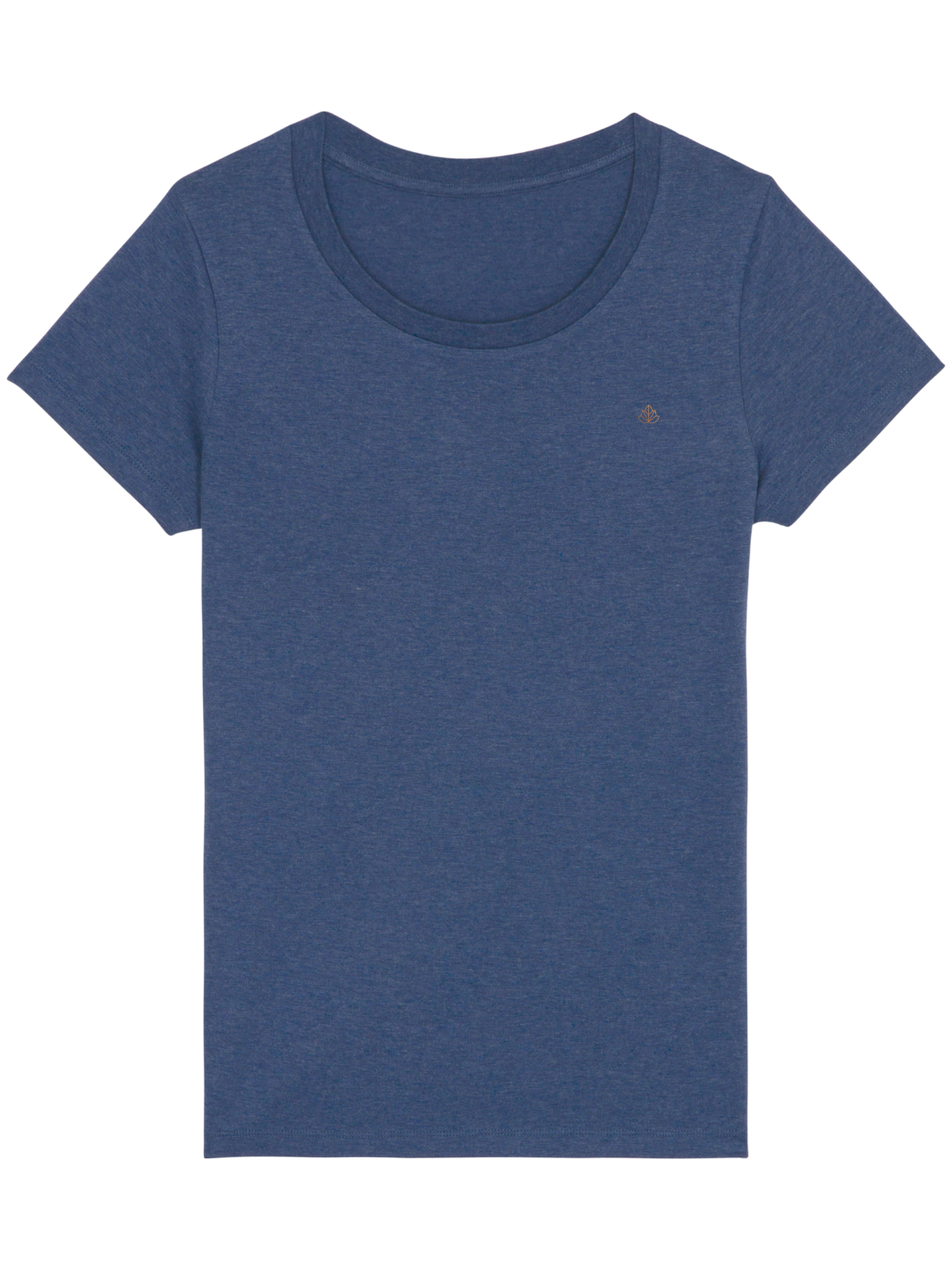 Soul 2.0 dámské tričko z bio bavlny s kulatým výstřihem modré žíhané produkt